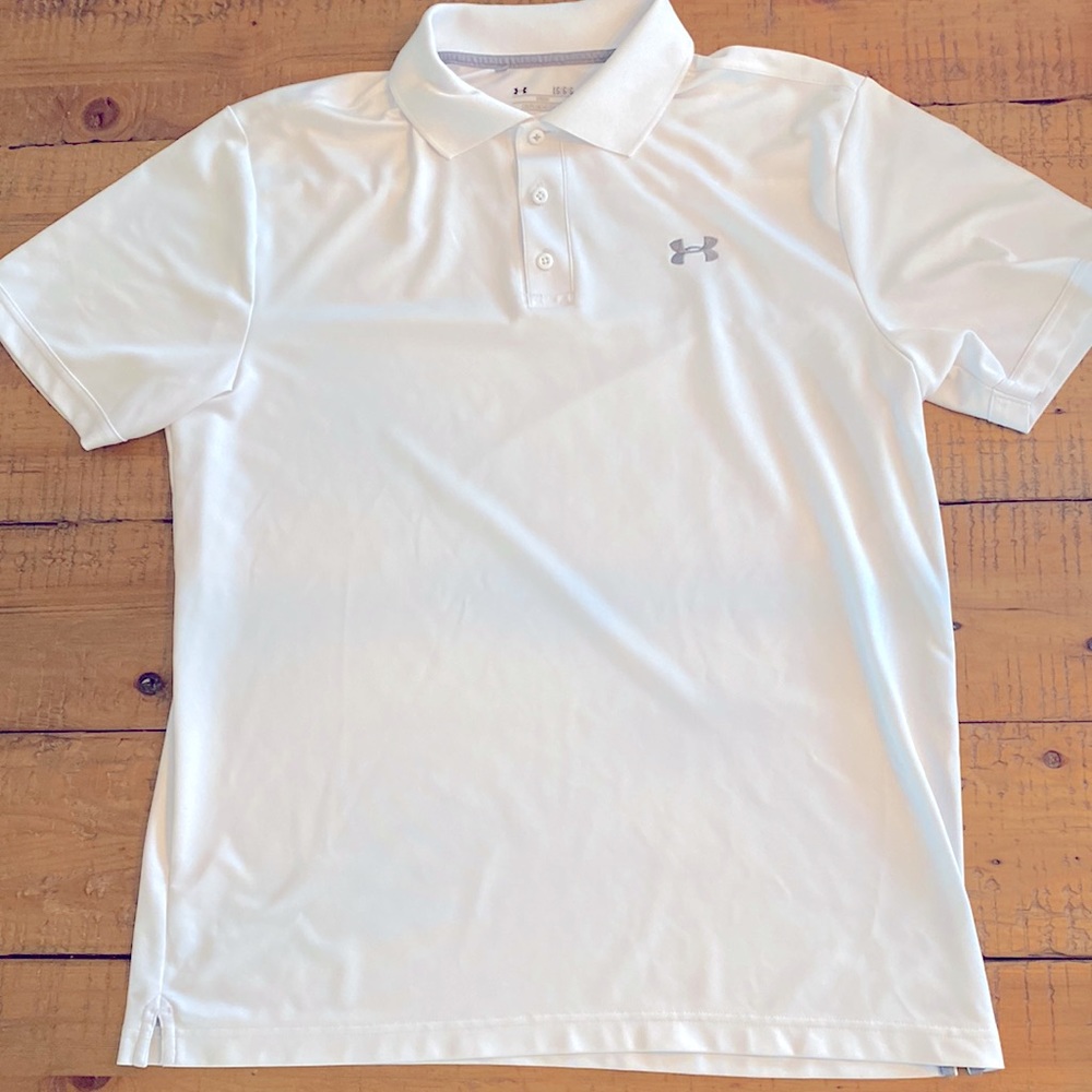 Under Armour White Polo